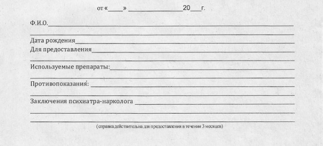 Бланк кодировании от алкоголизма
